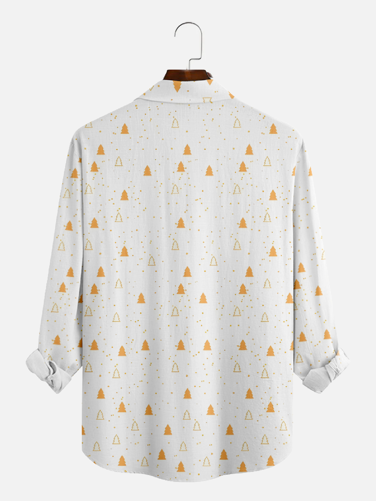 Men's Tropical Santa Pineapple Long Sleeve Shirt Eleven Oasis