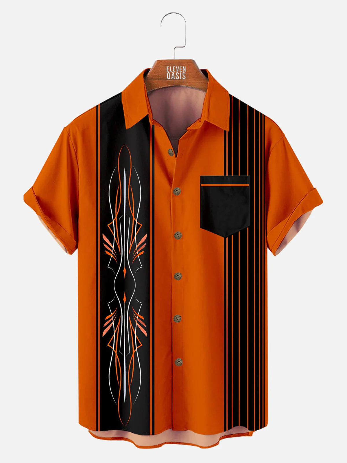 Automotive Stripe Short Sleeve ShirtMens short sleeve shirts Big and tall Mens shirts Short sleeve shirts for men Mens 4xl shirts Casual short sleeve shirts
