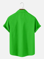 Vintage Car Men's Short Sleeve Shirt ElevenOasis