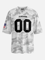 Men's Custom Camo American Football Jersey Top Eleven Oasis