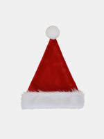 Playful Santa Faux-Fur Holiday Hat Eleven Oasis