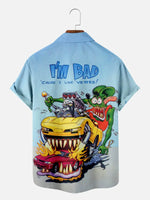 Short Sleeve Rat Fink Car Anime Series Shirt ElevenOasis