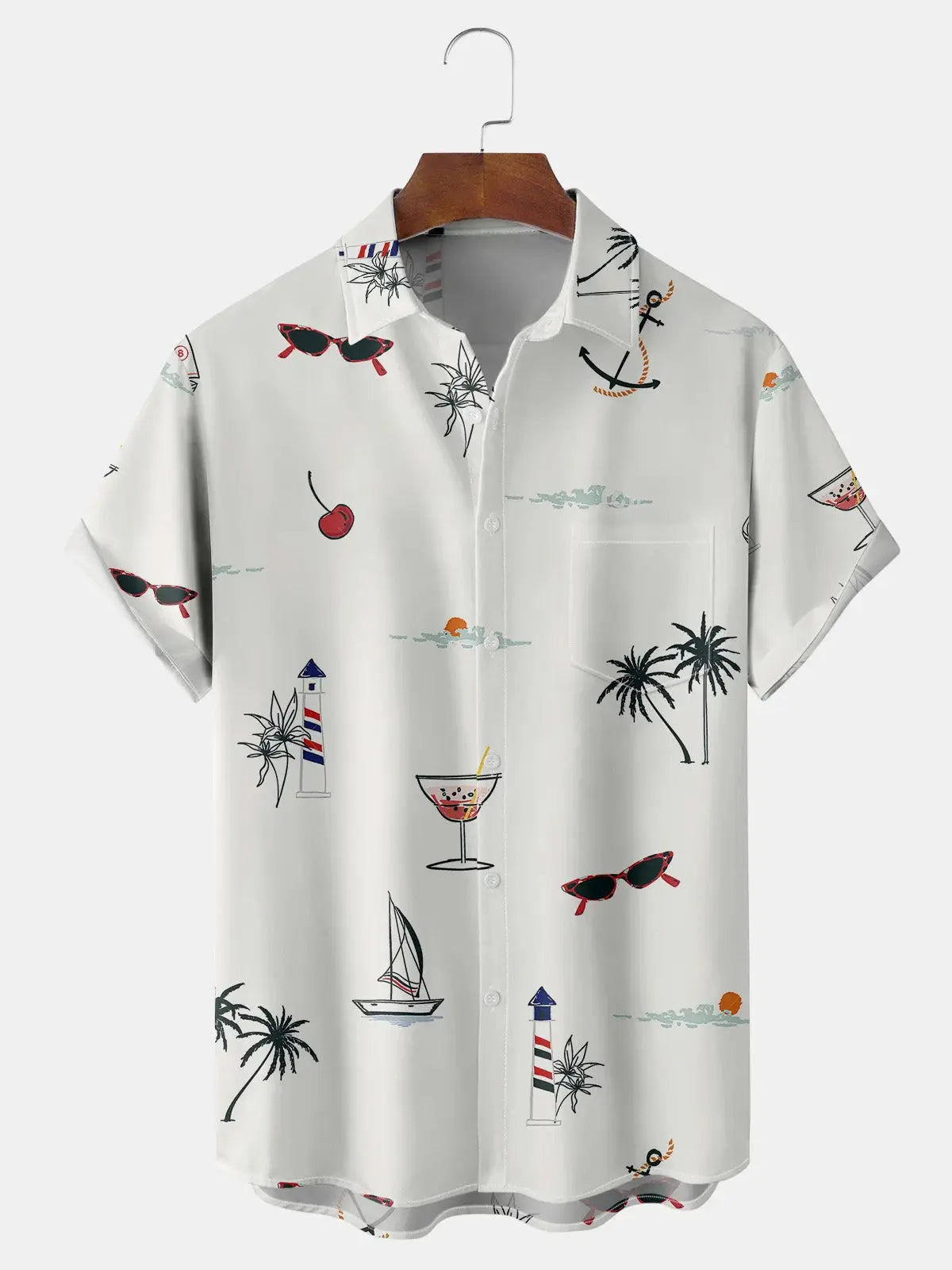 Men's Perfect Vacation Short Sleeve Casual ShirtMens short sleeve shirts Big and tall Mens shirts Short sleeve shirts for men Mens 4xl shirts Casual short sleeve shirts
