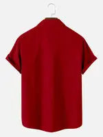 Automotive Stripe Short Sleeve Shirt ElevenOasis