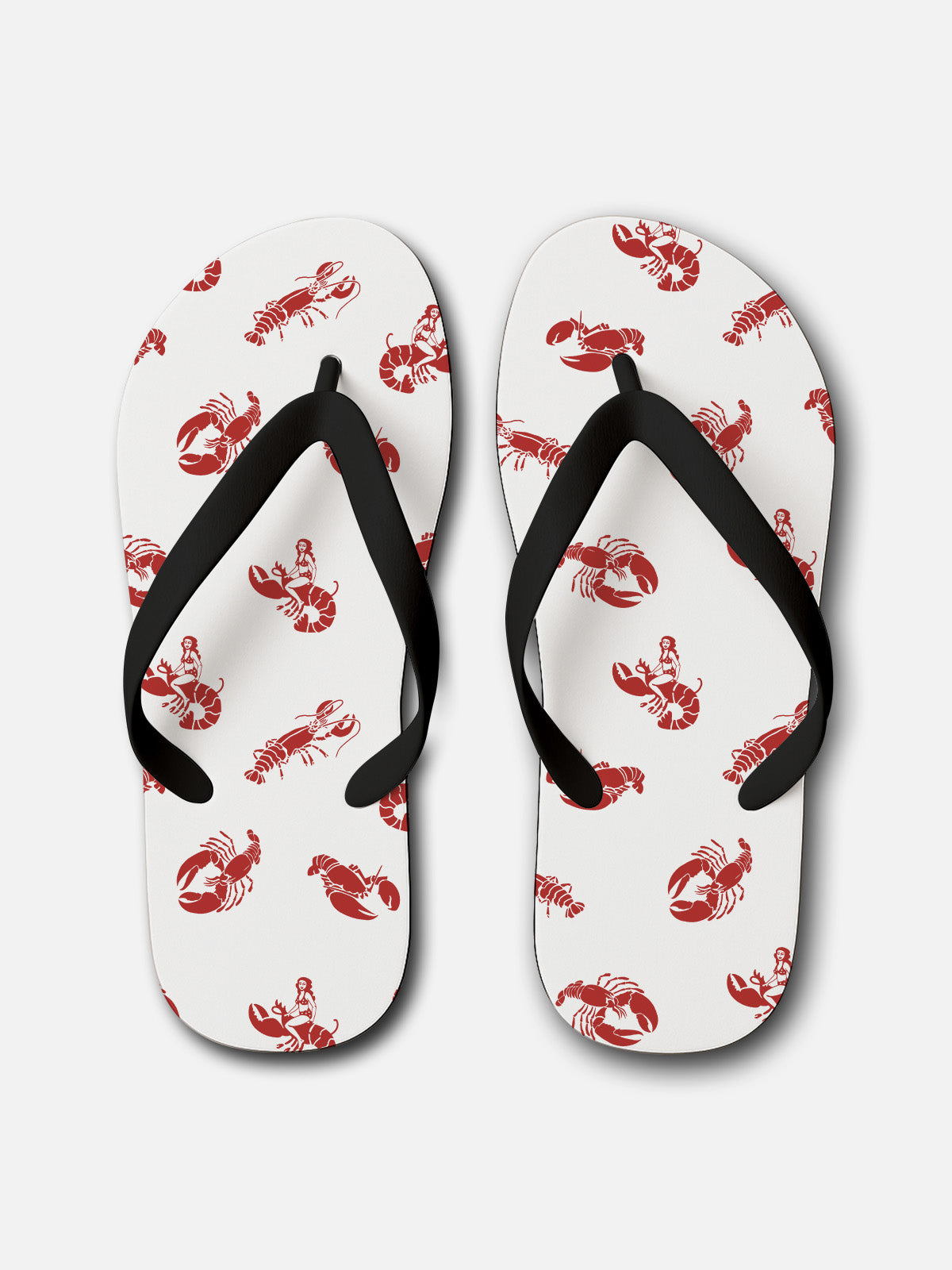 Men's Lobster Pin-Up Flip Flops Eleven Oasis