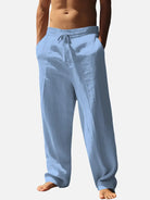 Men's Relaxed Linen Wide Leg Pants ElevenOasis