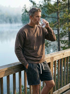 Men's Washed Cotton Drawstring Shorts Eleven Oasis