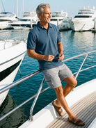 Men's Slim Fit Utility Polo Shirt Eleven Oasis