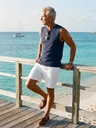 Men's Slim Fit Sleeveless Crew Neck Tank Top ElevenOasis