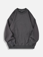Men's Oversized Cotton Crew Neck Sweatshirt ElevenOasis