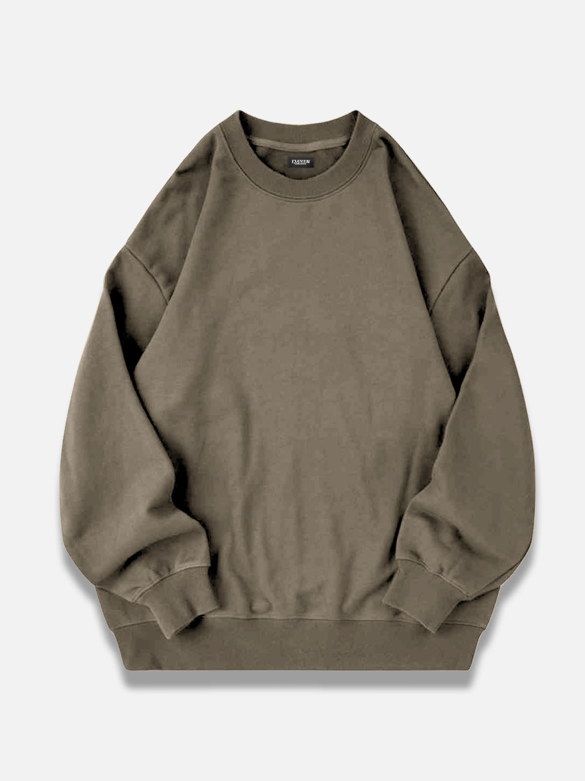 Men's Oversized Cotton Crew Neck Sweatshirt ElevenOasis