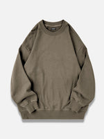 Men's Oversized Cotton Crew Neck Sweatshirt ElevenOasis