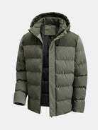 Men's Colorblock Winter Insulated Jacket Eleven Oasis