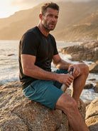 Men's Relaxed Fit Drawstring Lounge Shorts Eleven Oasis