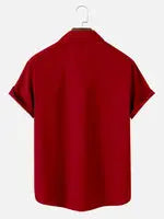 Automotive Stripe Short Sleeve Shirt ElevenOasis