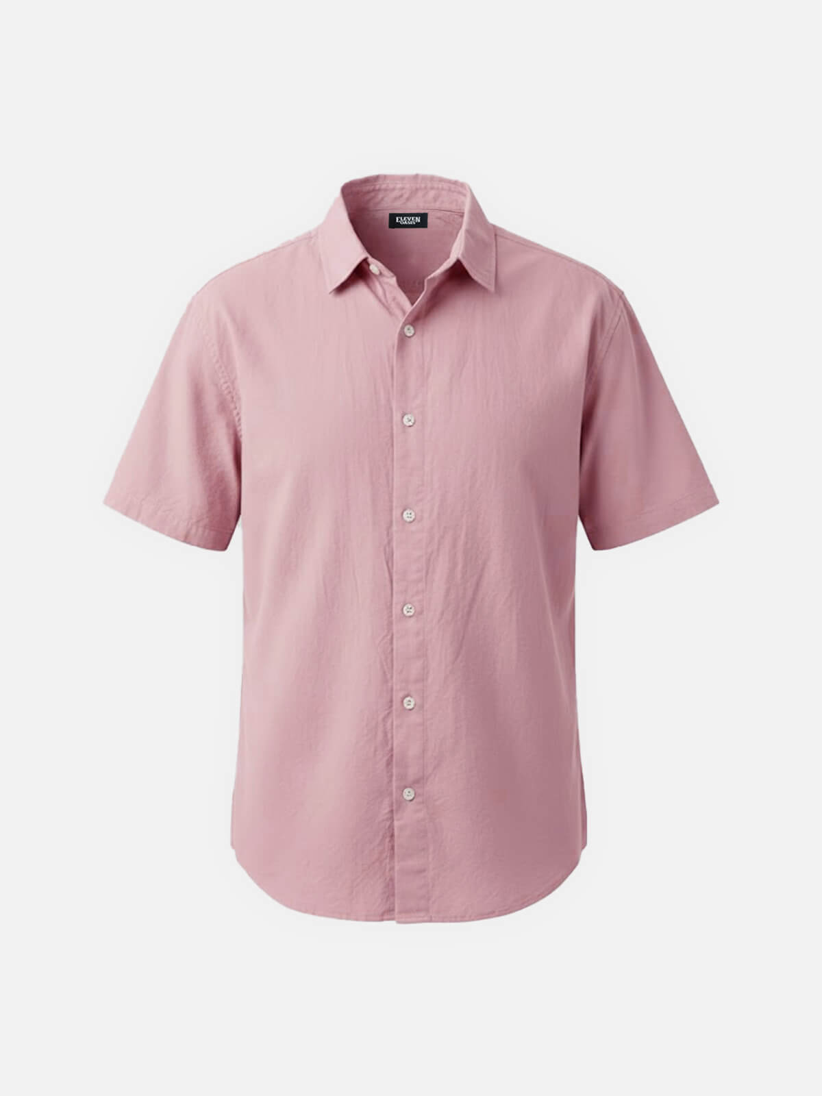 Men's Everyday Linen-Blend Short Sleeve Shirt Eleven Oasis