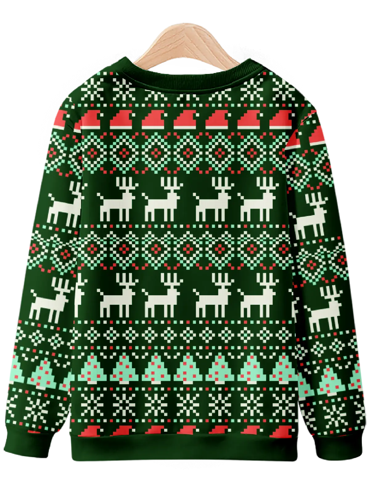 Festive Christmas Patterns Sweatshirt Eleven Oasis