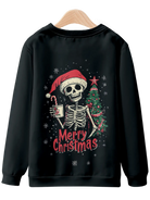 Skeleton Wishes You a Merry Christmas Sweatshirt Eleven Oasis