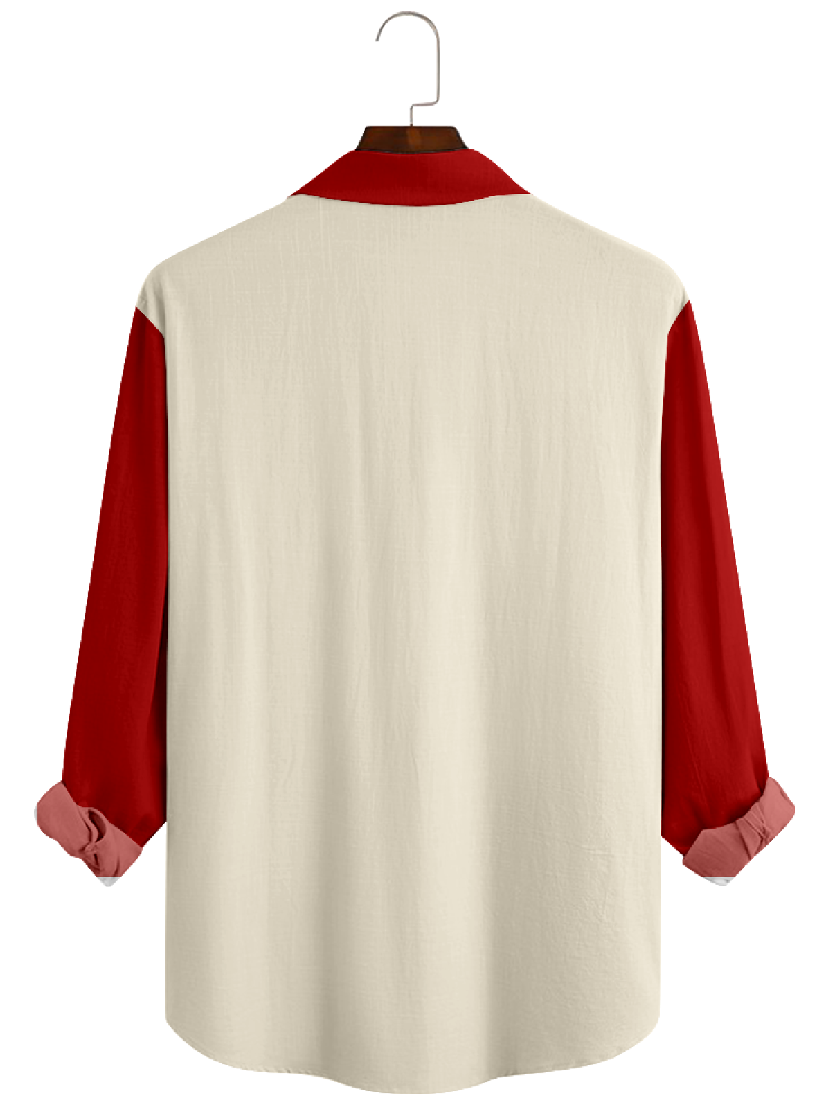 Men's Christmas Santa Candy Cane Long Sleeve Shirt Eleven Oasis