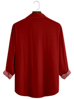 Men's Santa's Christmas Cheer Long Sleeve Shirt Eleven Oasis