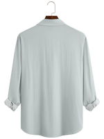 Men's Christmas Time Santa with Hat Long Sleeve Shirt Eleven Oasis