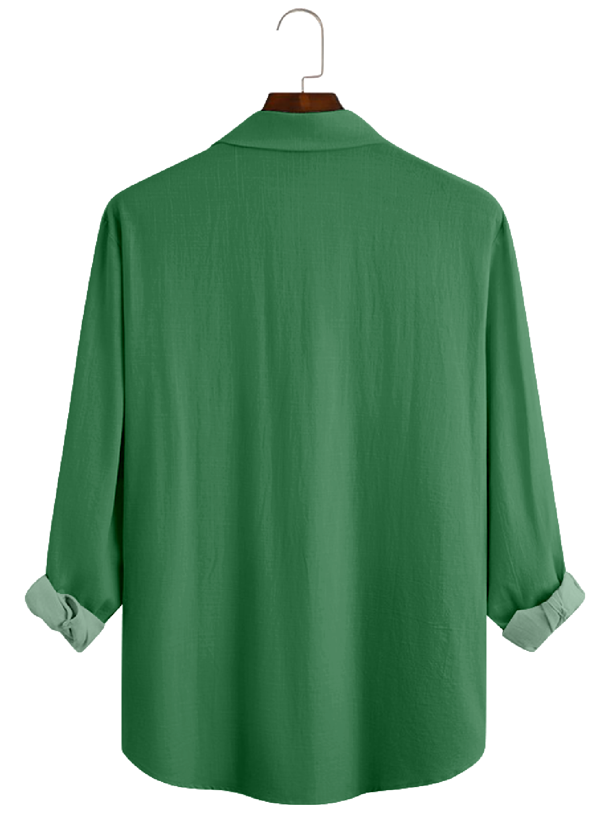 Men's Christmas Muscular Santa Long Sleeve Shirt Eleven Oasis