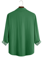 Men's Christmas Muscular Santa Long Sleeve Shirt Eleven Oasis