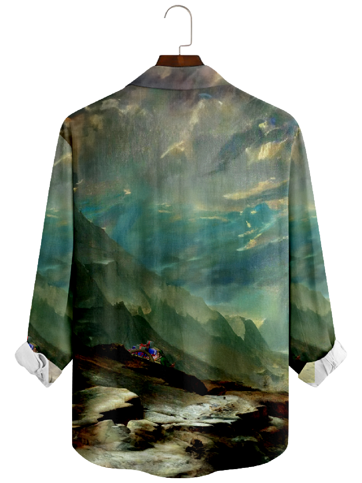 Men's Christmas Napoleon Santa Long Sleeve Shirt Eleven Oasis