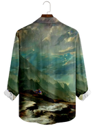 Men's Christmas Napoleon Santa Long Sleeve Shirt Eleven Oasis