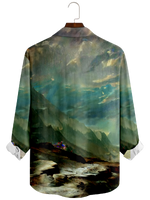Men's Christmas Napoleon Santa Long Sleeve Shirt Eleven Oasis