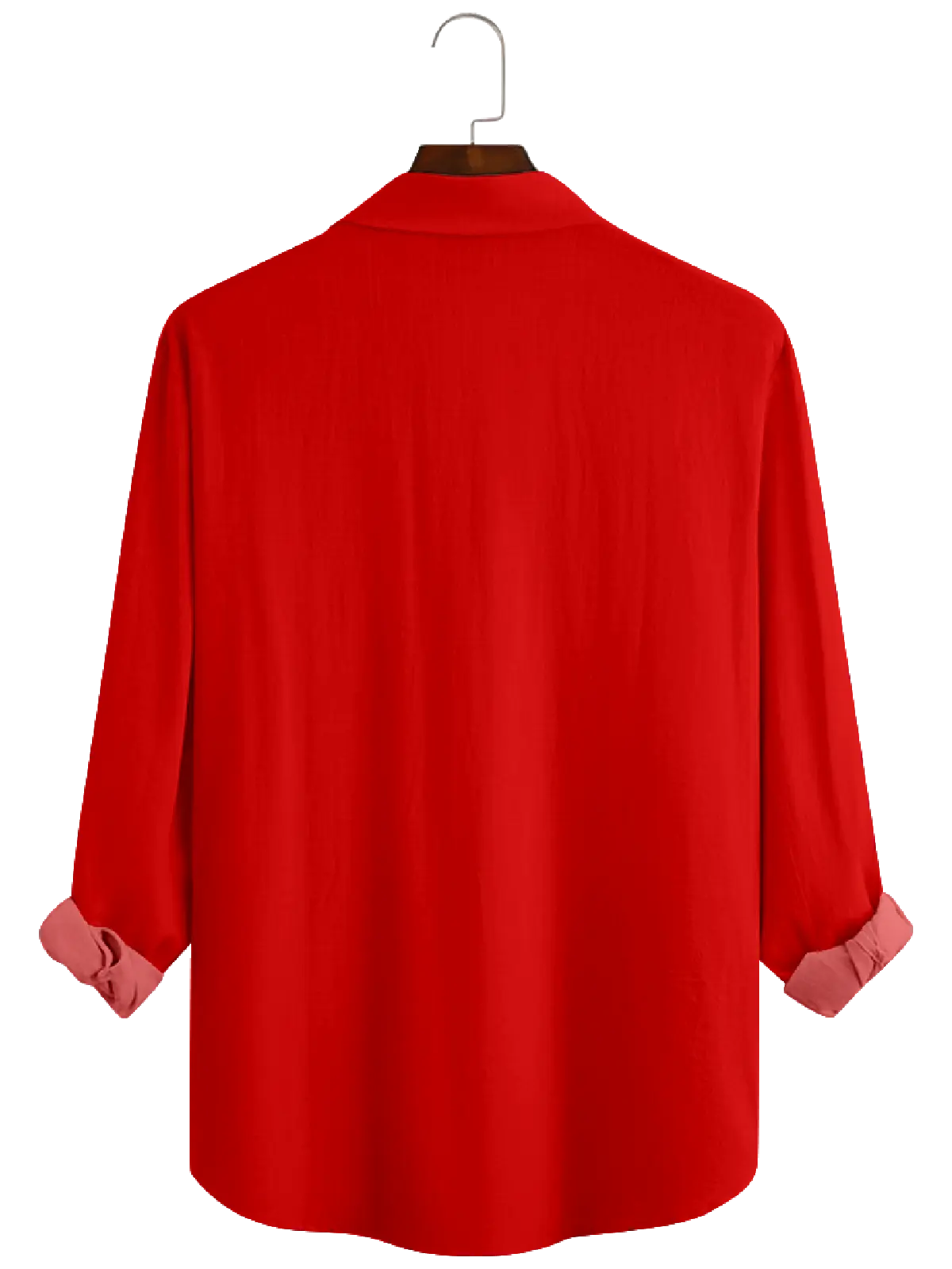 Men's Christmas Santa Head Hohoho Long Sleeve Shirt Eleven Oasis