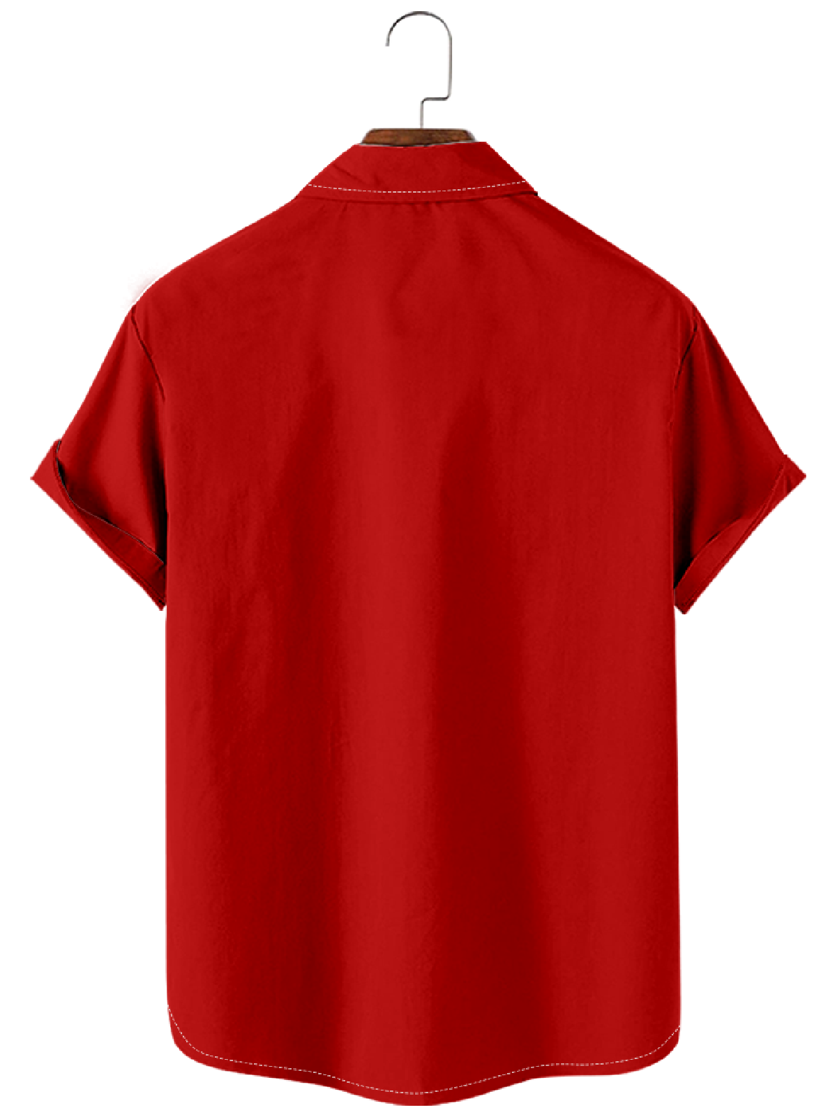 Men's Valentine's Red Heart Short Sleeve Shirt Eleven Oasis