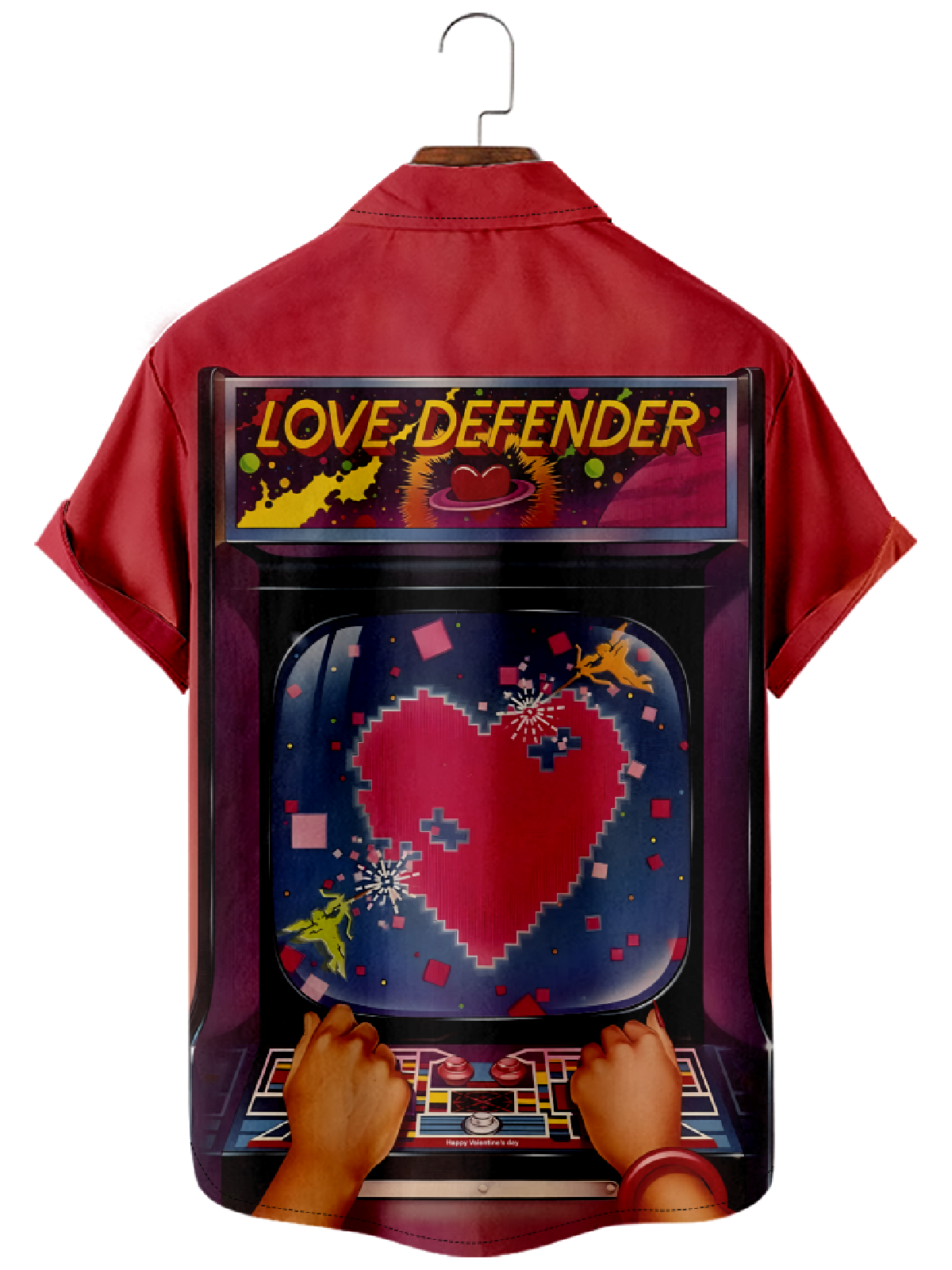Men's Love Defender Short Sleeve Shirt Eleven Oasis