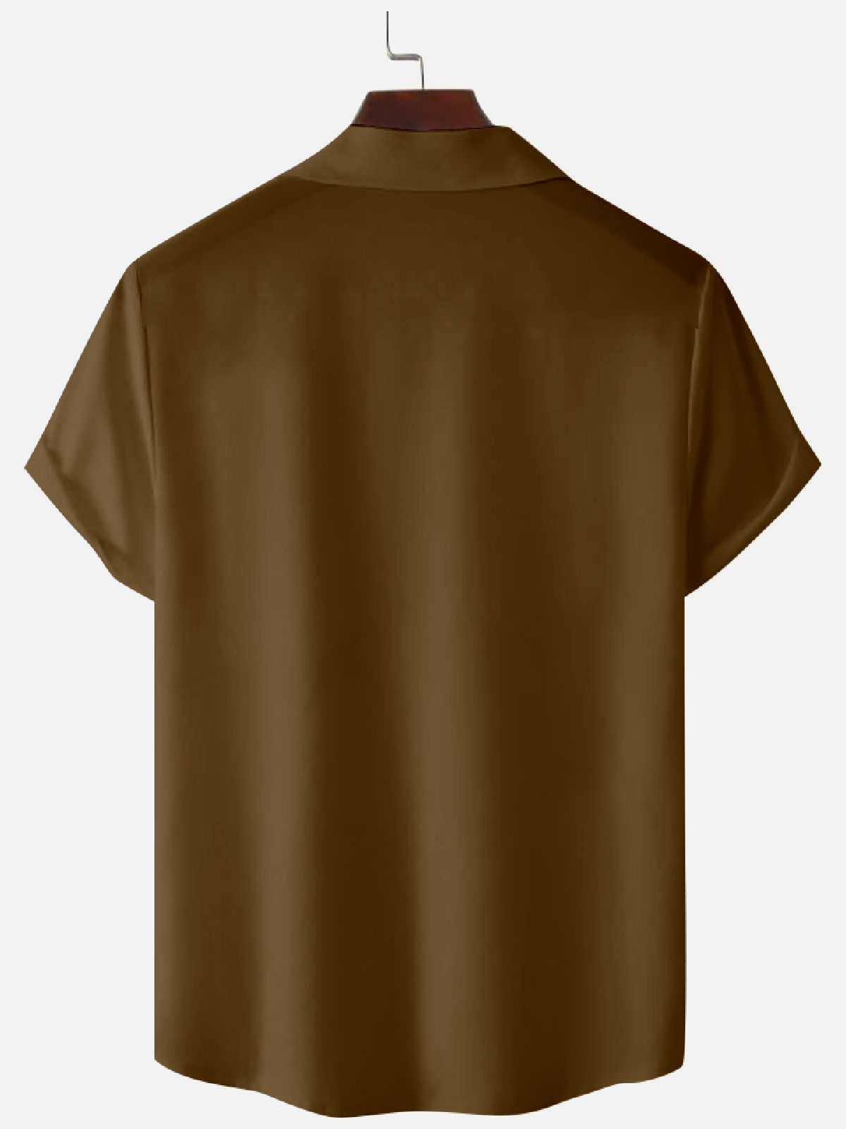 Men's Color-block Striped Casual Breathable Bowling Camp Collar Short Sleeve Shirt Eleven Oasis