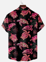 Men's Sea Turtle Coastal Short Sleeve Shirt Eleven Oasis