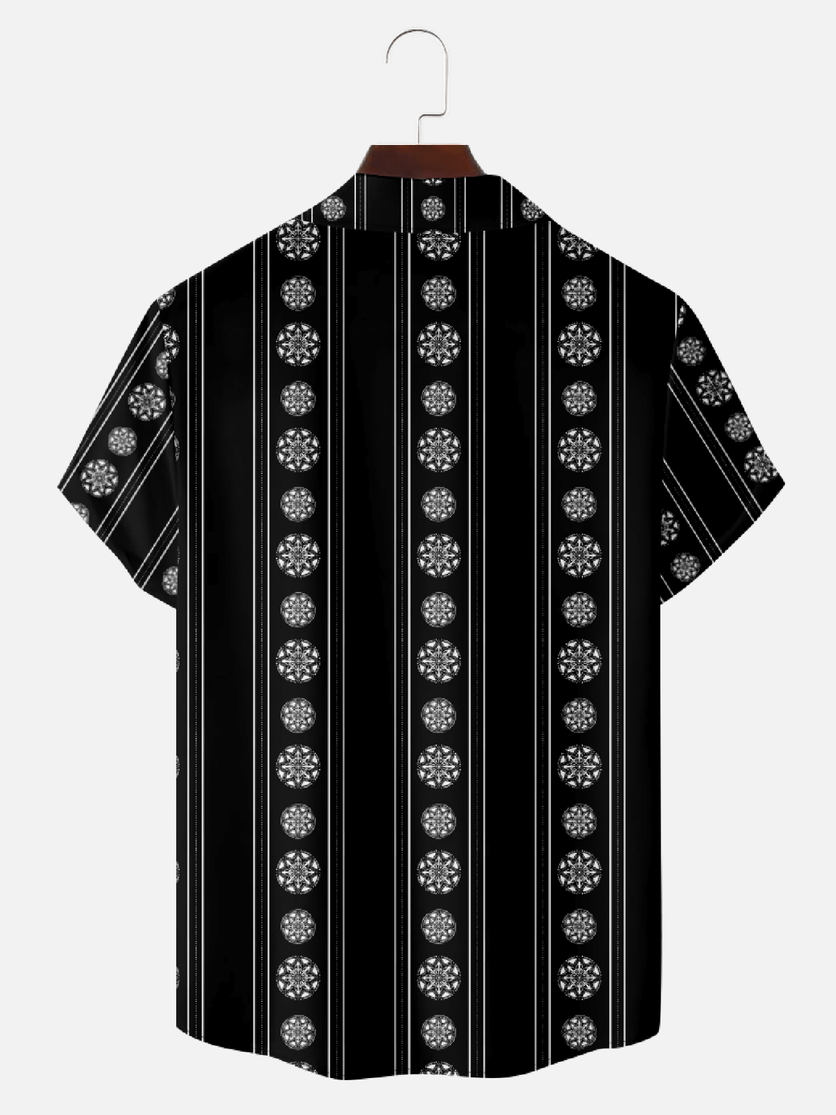 Men's Camp Collar Short Sleeve Shirt - Timeless Traditional Patterns with a Modern Twist Eleven Oasis