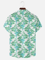 Men's Palm Frond Paradise Hawaiian Short Sleeve Shirt Eleven Oasis