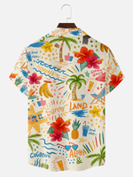 Men's Aloha Adventure Hawaiian Short Sleeve Shirt - Joey Gladstone Wardrobe Eleven Oasis