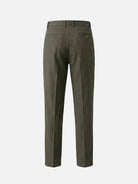 Men's Pleated Straight-Leg Cotton Chino Pants ElevenOasis