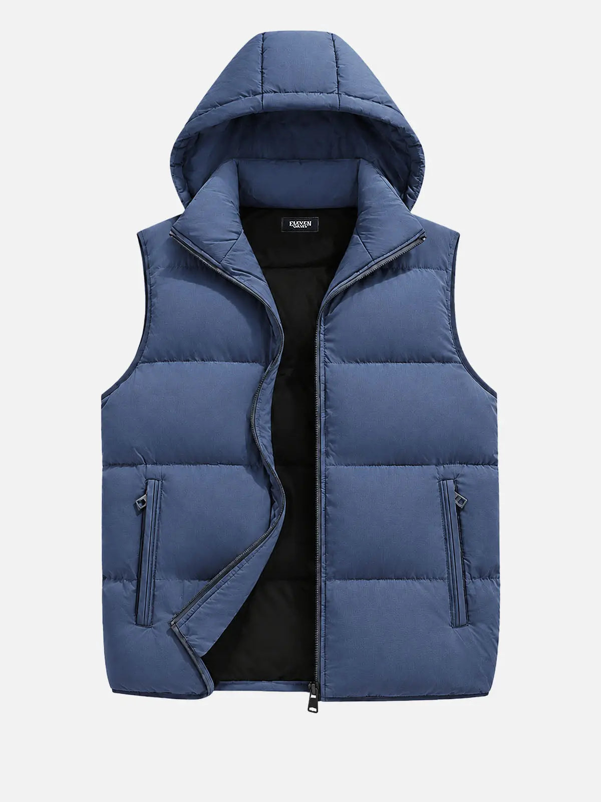 Men's Hooded Puffer Slim Fit Vest Eleven Oasis