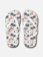 Men's Flamingo Sunset Flip Flops Eleven Oasis
