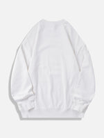 Men's Oversized Cotton Crew Neck Sweatshirt Eleven Oasis