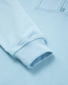 Men's Mixed Fabric Halfzip in Light Blue 09 #light-blue