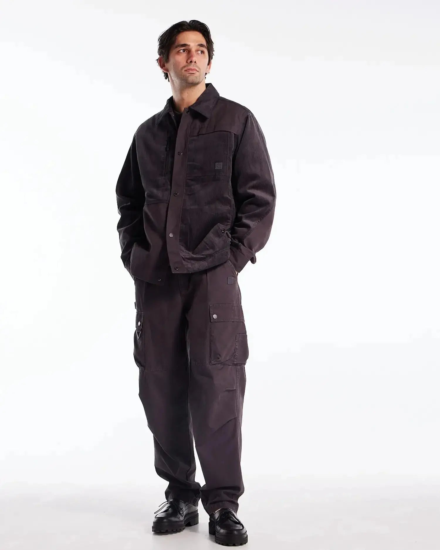 KOLAB Men's Durable Mix Fabric Chore Jacket KOLAB