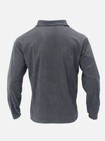 Men's Corduroy Utility Long Sleeve Shirt Eleven Oasis