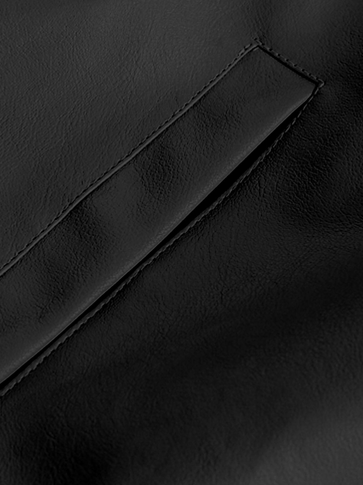Men's Relaxed Fit Faux Leather Jacket Eleven Oasis