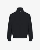 Men's Mixed Fabric Halfzip in Charcoal 02 #charcoal