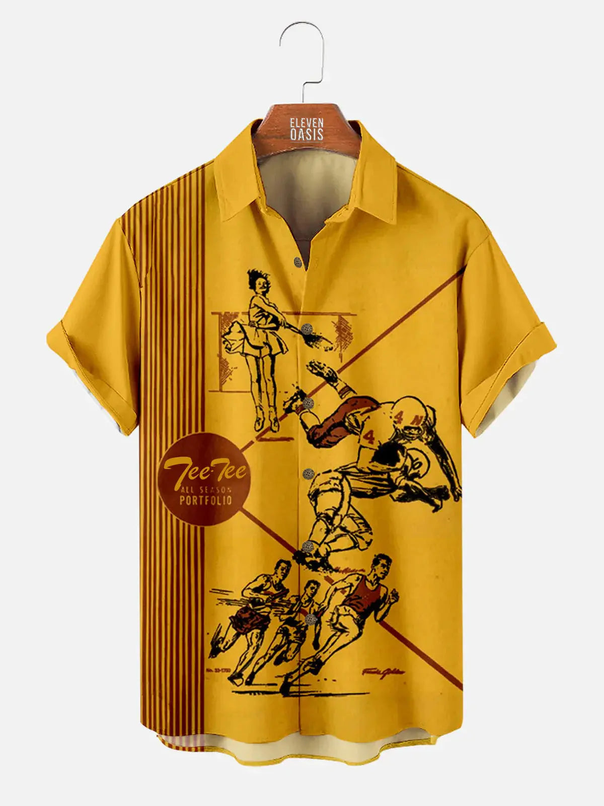 Men's Pee Chee Folder Front and Back Cover Nostalgia Shirt – Eleven Oasis