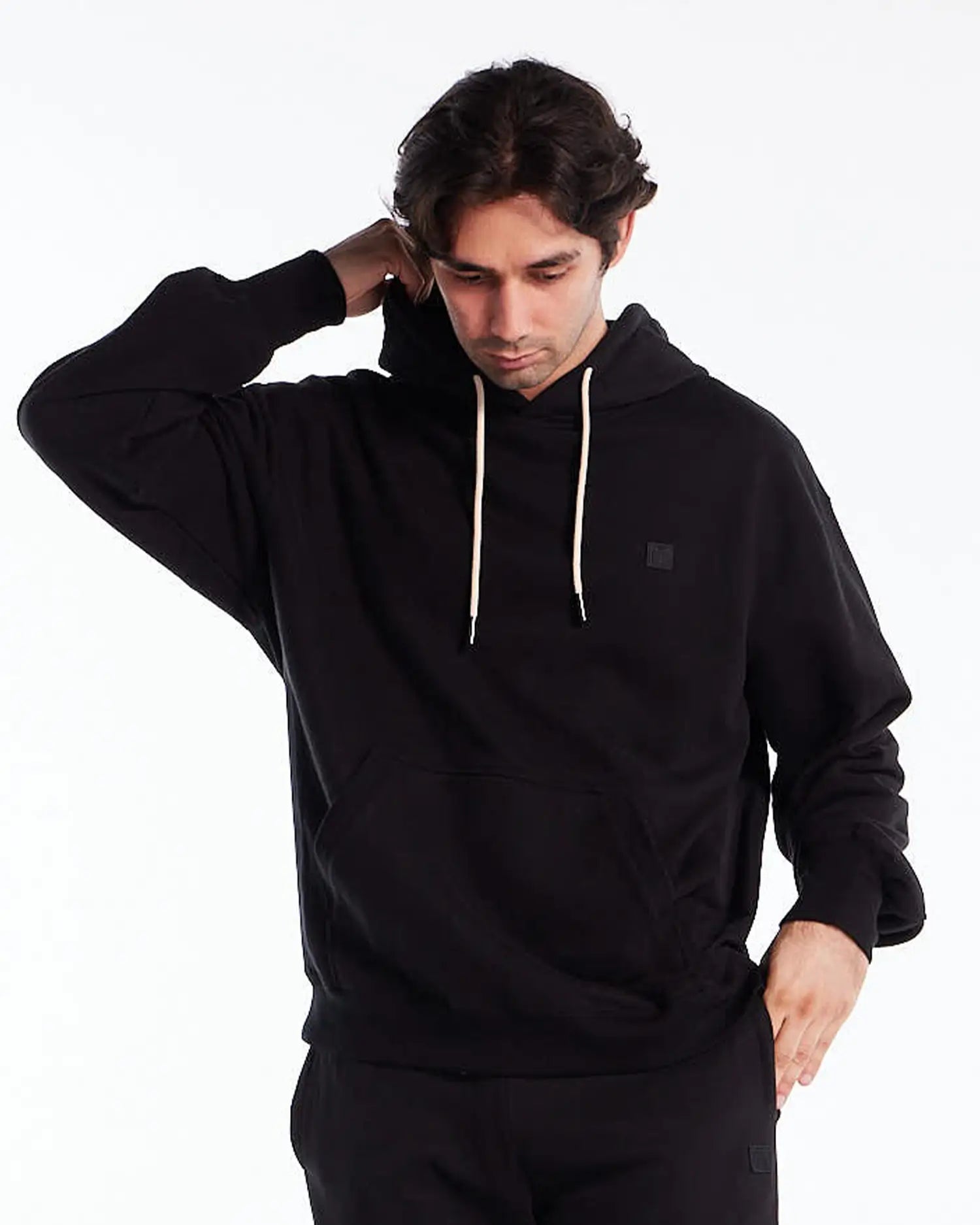 KOLAB Mixed Fabric Cotton Hoodie KOLAB