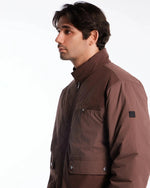 KOLAB Men's Mix Fabric Padded Crew Jacket KOLAB